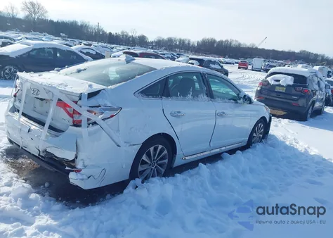 2017 Hyundai Sonata Sport из США, поврежденный, VIN 5NPE34AF7HH448323